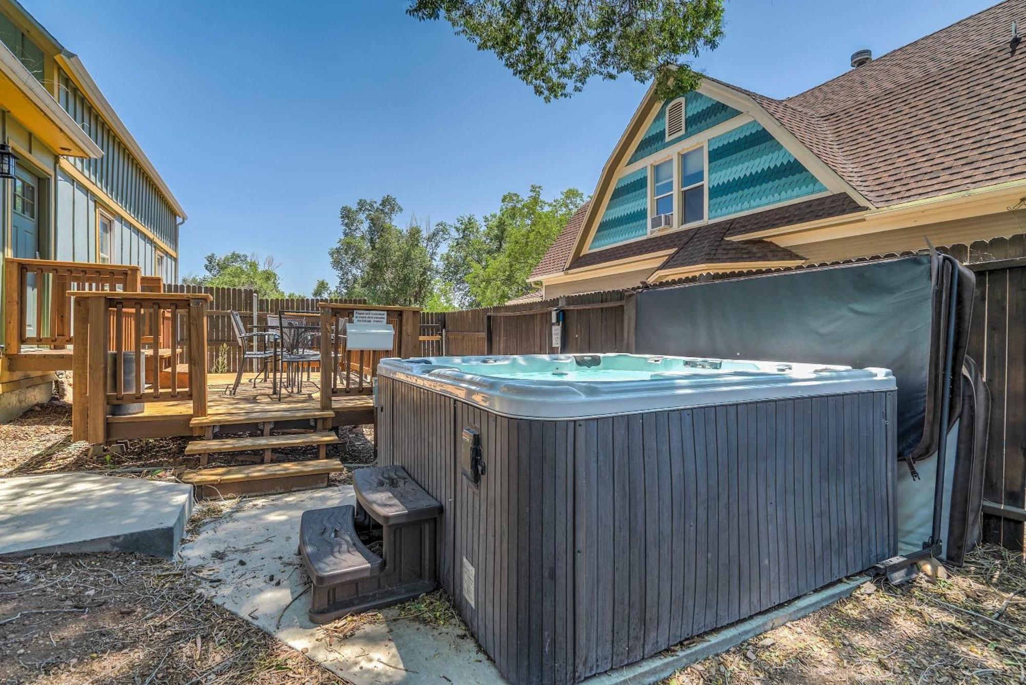 The Vibrant Victorian Hot Tub & Fire Pit In Occ Villa Colorado Springs Exterior foto